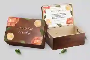 Koszyczek ratunkowy weselny brązowy - Dream Motyw 5