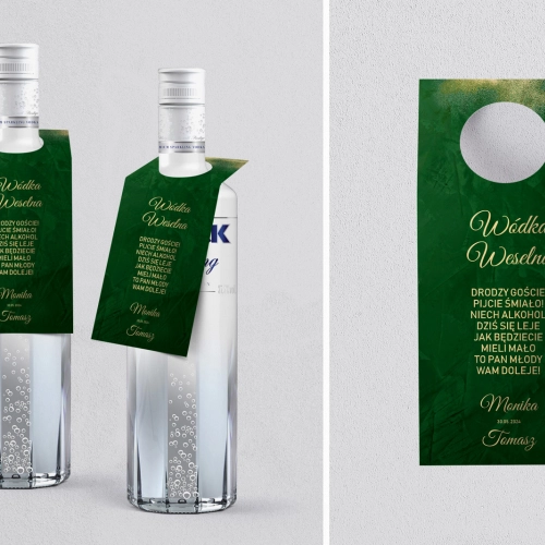 Zawieszka na alkohol oczko Greenery Motyw 1