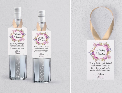 Zawieszka na alkohol Radosny Dzień Motyw 1