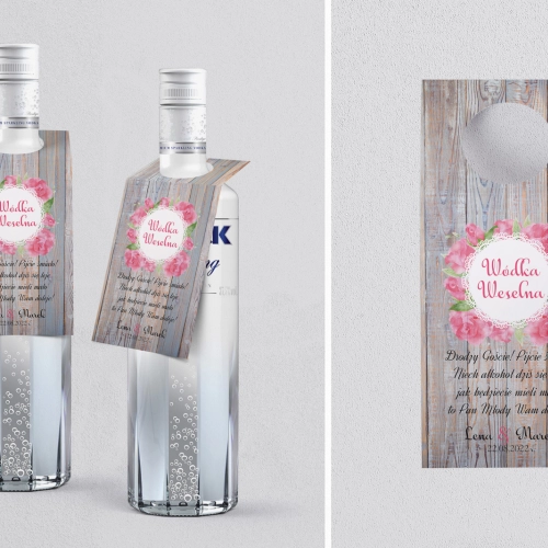 Zawieszka na alkohol oczko Rustical Motyw 7
