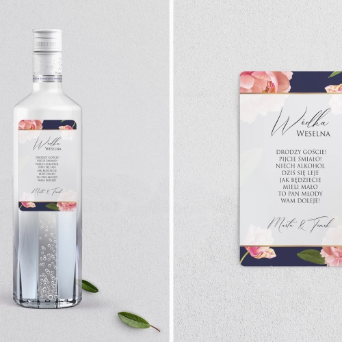 Naklejki na alkohol - Loveletter Motyw 6