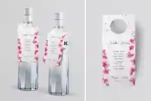 Zawieszka na alkohol oczko Biały Czas - Motyw 3