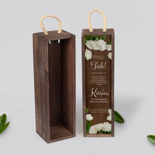 Prośba o Świadkowanie - SNW brązowa Soft Motyw 4