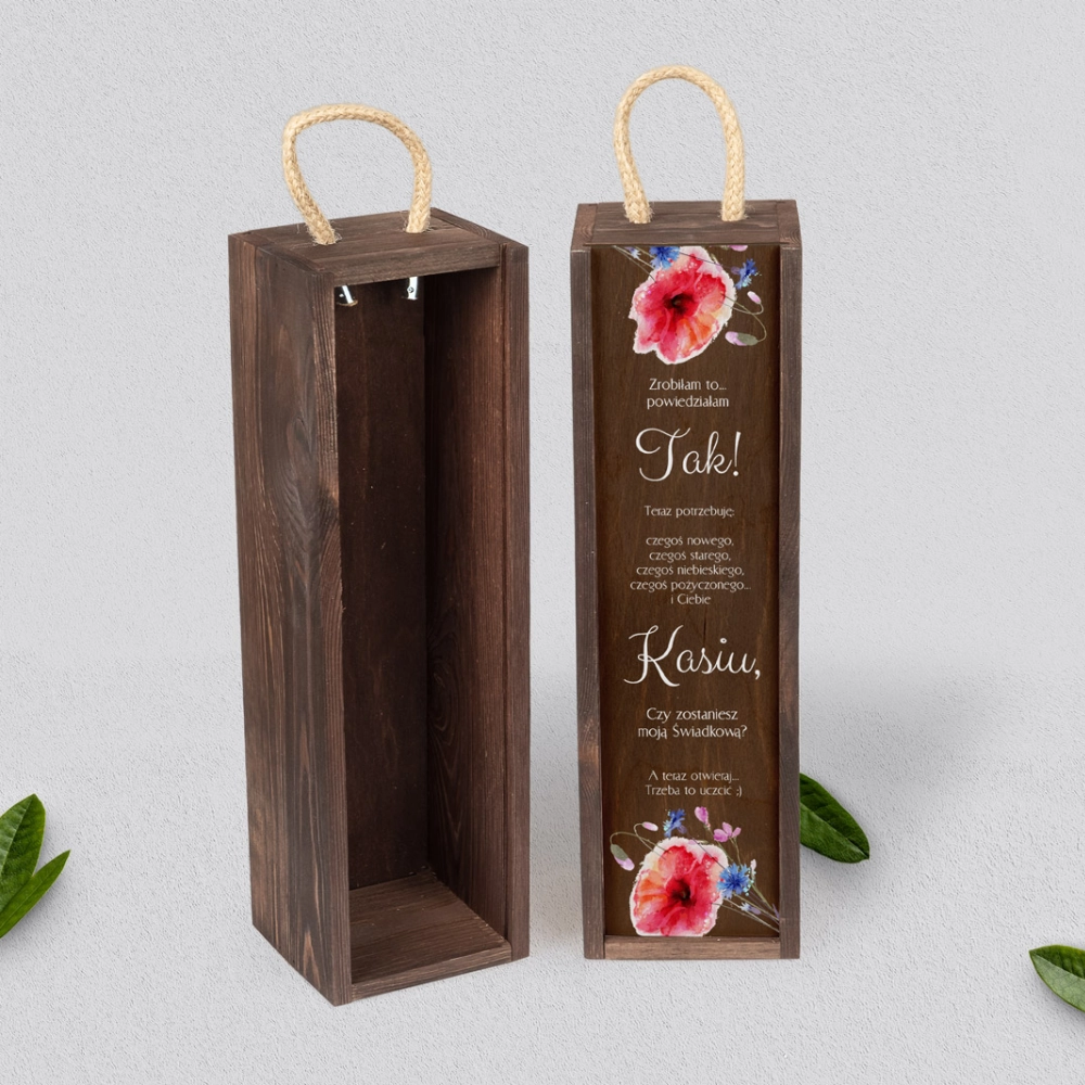 Prośba o Świadkowanie - SNW brązowa Sweet Love Motyw 2