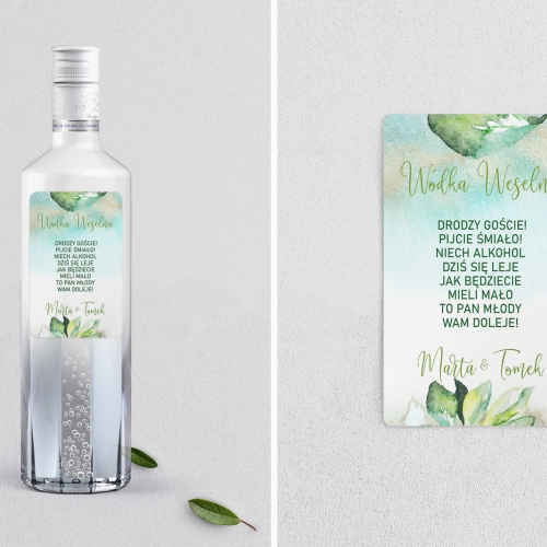 Naklejki na alkohol - Tropical Motyw 3