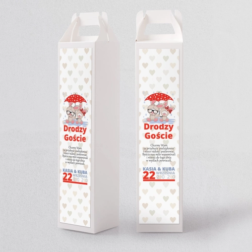 Pudełko na alkohol Uroczy Deszcz Motyw 4