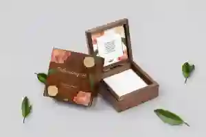Pudełko na obrączki brązowe - Dream Motyw 5