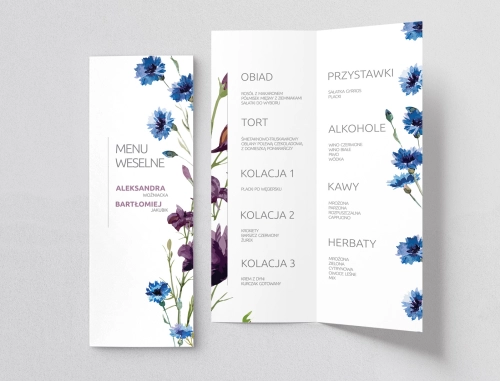 Menu Weselne Lea - Motyw 1