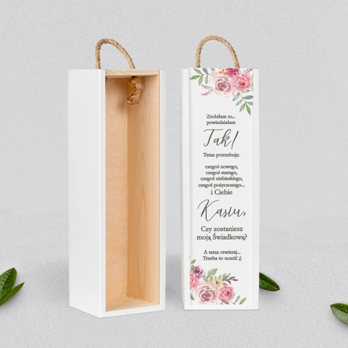 Prośba o Świadkowanie - SNW biała PasteLove Motyw 2