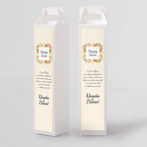 Pudełko na alkohol Love Motyw 4