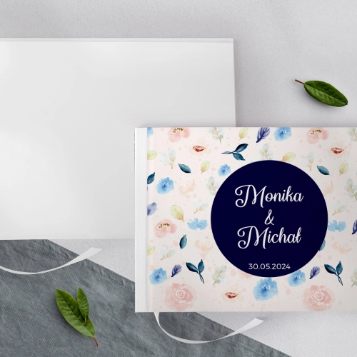 Księga Gości Weselnych Wildflowers Motyw 2