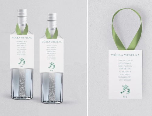 Zawieszka na alkohol Eukaliptus - Motyw 2