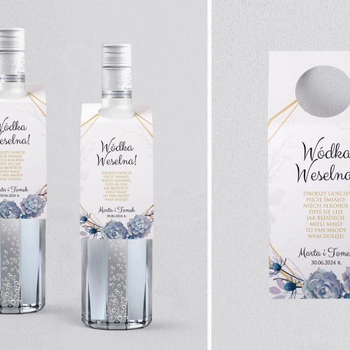 Zawieszka na alkohol oczko Flowers & Frame Motyw 6