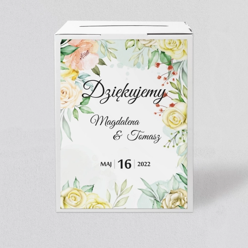 Pudełko na koperty i pieniądze Amelia - Motyw 1