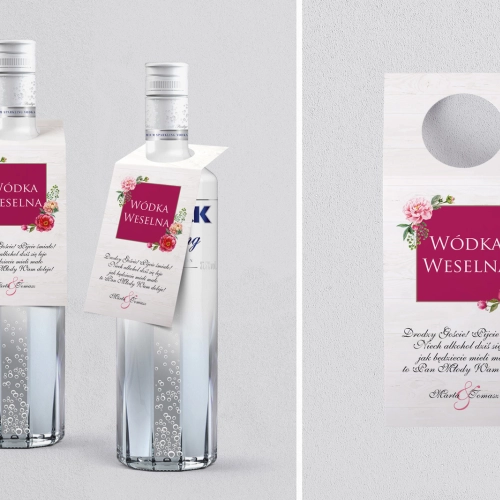 Zawieszka na alkohol oczko Biała Stodoła - Motyw 2