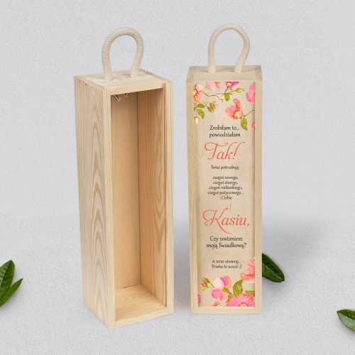 Prośba o Świadkowanie - SNW naturalna Serca Kwiat Motyw 5