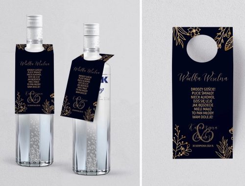 Zawieszka na alkohol oczko Goldish Motyw 2