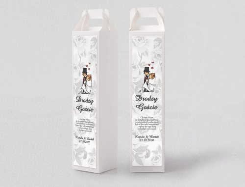 Pudełko na alkohol Zakochani Motyw 1