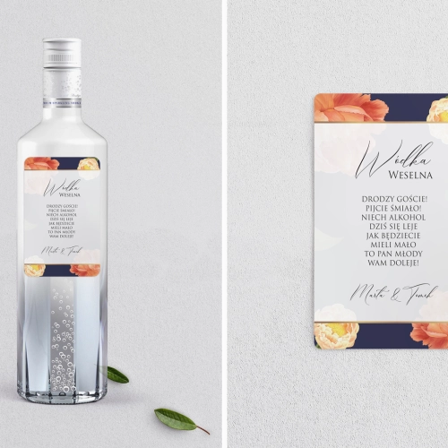 Naklejki na alkohol - Loveletter Motyw 5