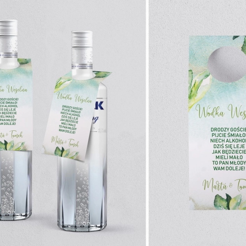 Zawieszka na alkohol oczko Tropical Motyw 3