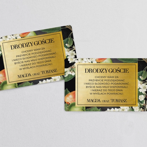 Naklejki na ciasto weselne Amore - Motyw 4