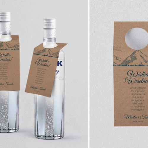 Zawieszka na alkohol oczko Natura Kraft Motyw 1