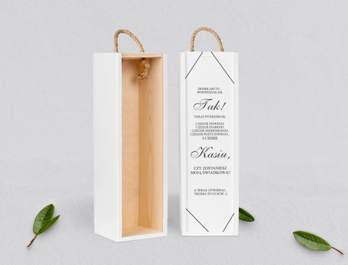 Prośba o Świadkowanie - SNW biała Elegance Motyw 1