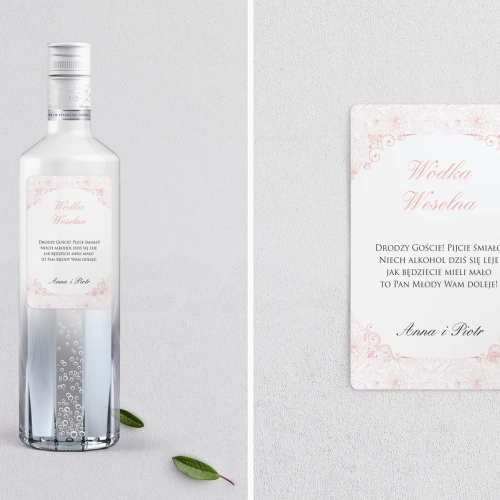 Naklejki na alkohol - Ornaments Motyw 5