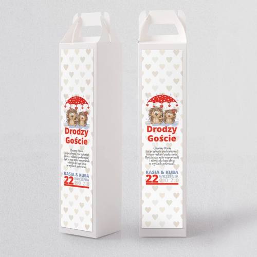 Pudełko na alkohol Uroczy Deszcz Motyw 16