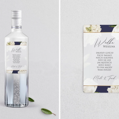 Naklejki na alkohol - Loveletter Motyw 1