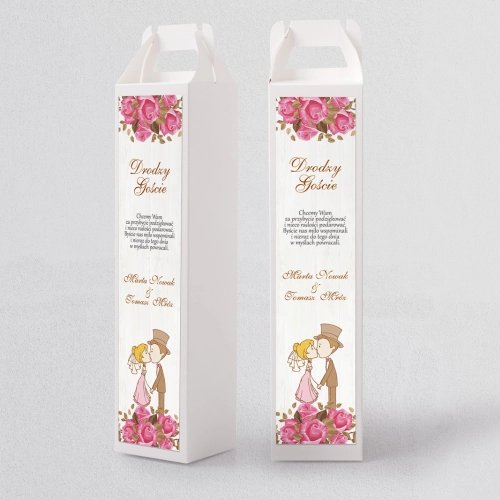 Pudełko na alkohol Naturalna Miłość Motyw 1