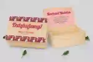 Skrzyneczka dla Rodziców - naturalna Retro Style Motyw 2