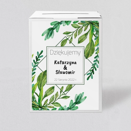 Pudełko na koperty i pieniądze Bukiety Motyw 11