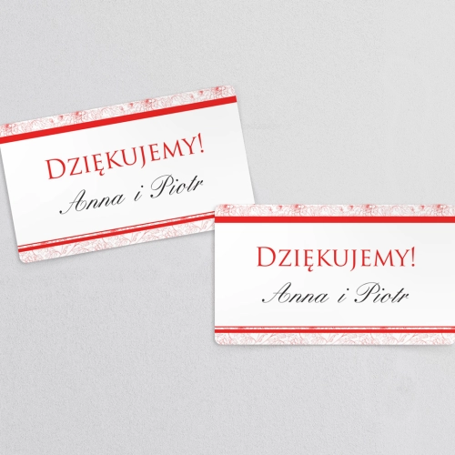 Naklejki na słoiczki weselne Ornaments - Arkusz 21 szt Motyw 9