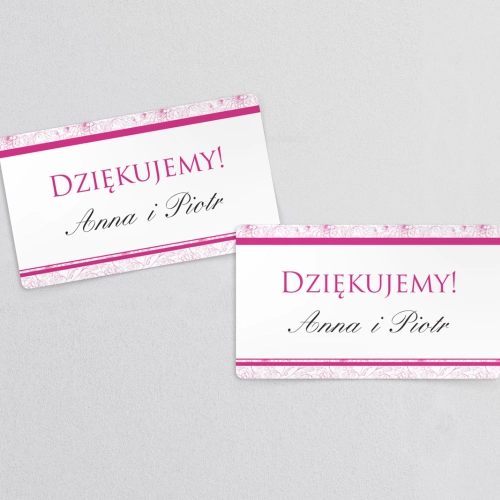 Naklejki na słoiczki weselne Ornaments - Arkusz 21 szt Motyw 10