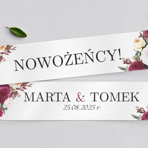 Tablice Rejestracyjne 2 szt. - Fabello Motyw 1