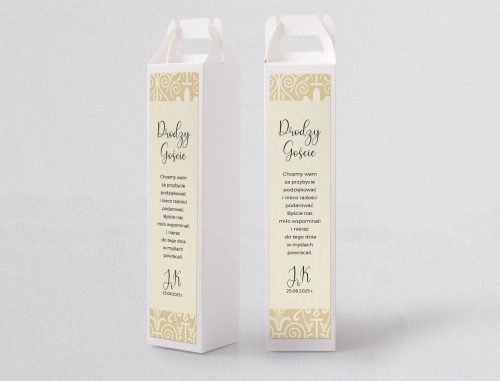Pudełko na alkohol Vintage Motyw 1