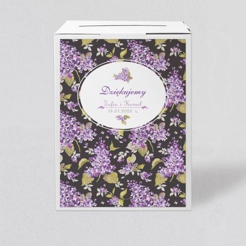 Pudełko na koperty i pieniądze Pobieramy się Motyw 4