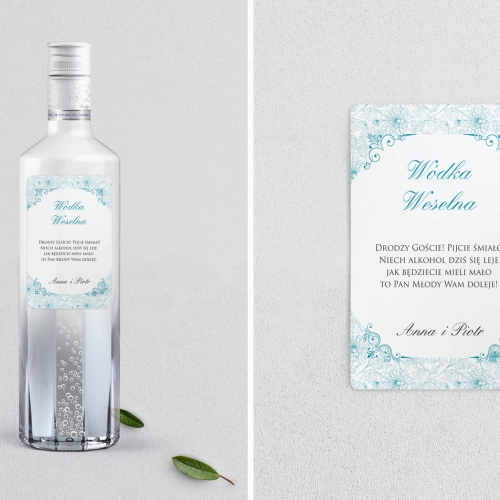 Naklejki na alkohol - Ornaments Motyw 8