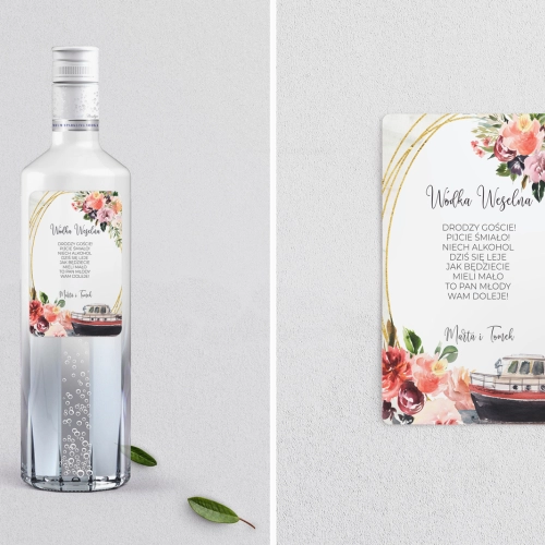 Naklejki na alkohol - Spring Love - Motyw 7