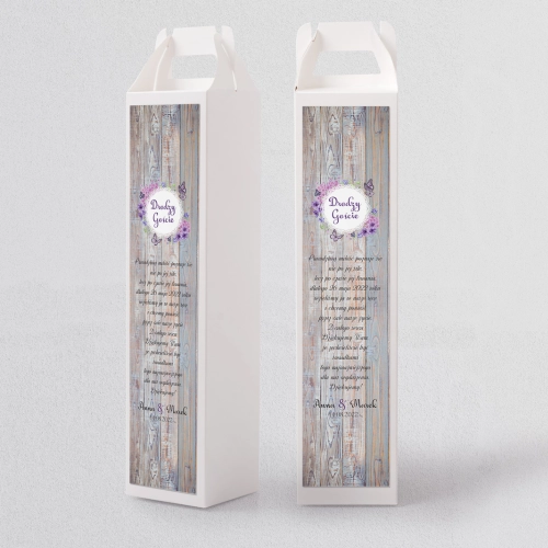 Pudełko na alkohol Rustical Motyw 16