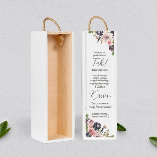 Prośba o Świadkowanie - SNW biała PasteLove Motyw 4