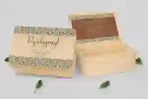 Skrzyneczka dla Rodziców - naturalna Vintage Motyw 3
