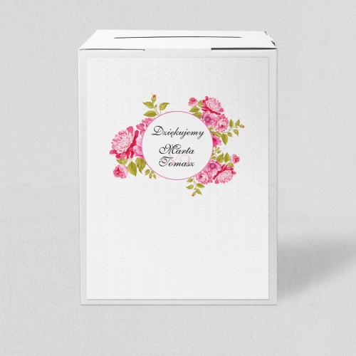 Pudełko na koperty i pieniądze Radosny Dzień Motyw 2