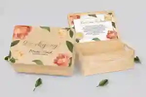 Skrzyneczka dla Rodziców - naturalna Dream Motyw 5