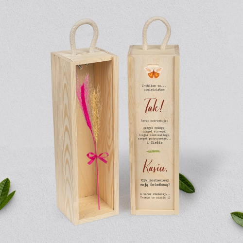 Prośba o Świadkowanie - SNW naturalna Butterflies - Motyw 1