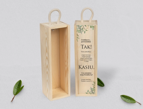 Prośba o Świadkowanie - SNW naturalna Leaves Motyw 3