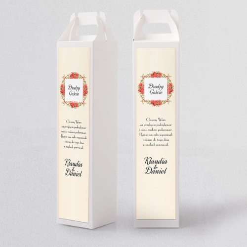 Pudełko na alkohol Love Motyw 6