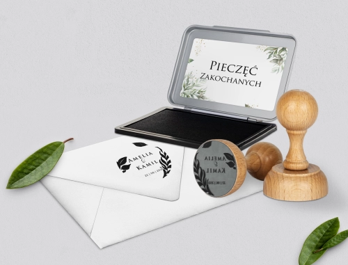 Pieczątka Leaves Motyw 1