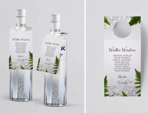 Zawieszka na alkohol oczko Soft Motyw 2